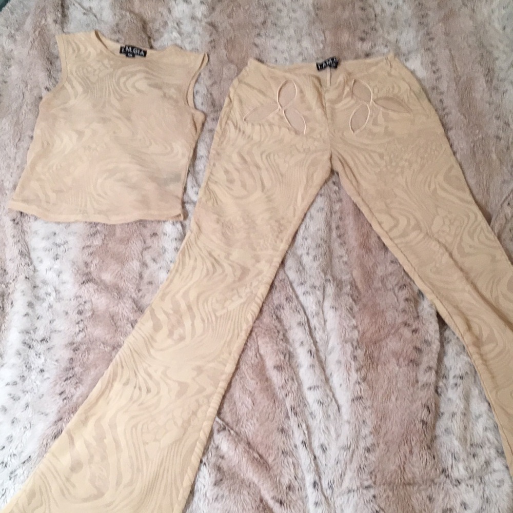 I.AM.GIA Cream Matching Set Animal Print Brand New